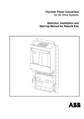 ABB DCR600 选型安装及操作手册