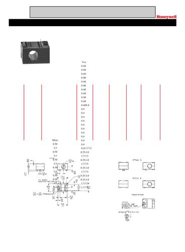 淄博飞雁先行 CSDA/CSDC系列开关型电流传感器说明书