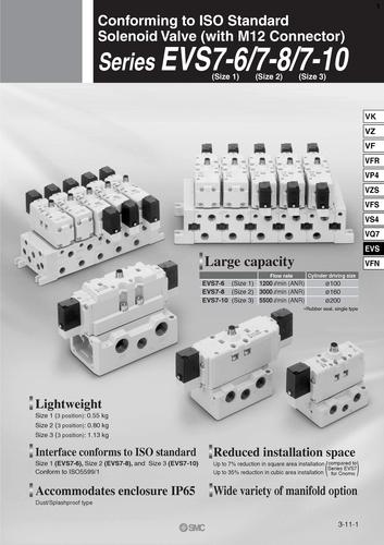 日本SMC EVS7-6/7-8/7-10 ISO标准电磁阀使用说明