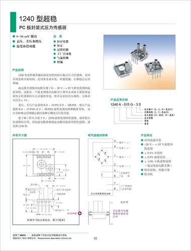 MEAS-精量电子 1240型超稳压力传感器用户手册