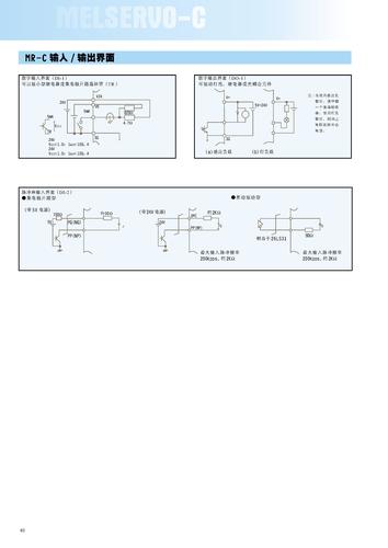 MITSUBISHI MR-C伺服系统输入输出界面