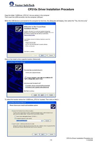 USB HART MODEM SOFTWARE MANUAL