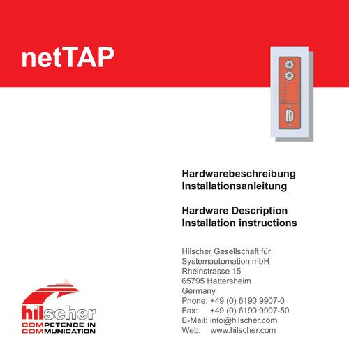 德国赫优讯(Hilscher)netTAP硬件应用操作手册