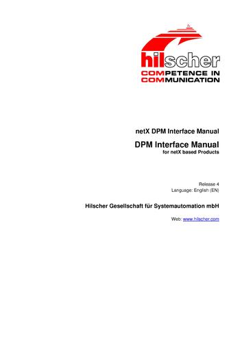 德国赫优讯(Hilscher)netX DPM接口应用手册