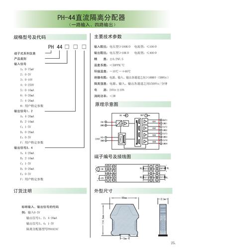 北京平和PH-44直流隔离分配器（一路输入、四路输出）