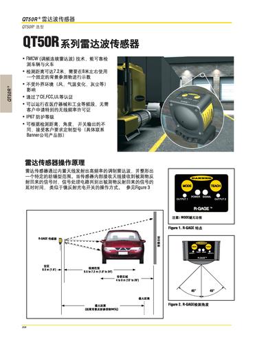 Banner QT50R ? 雷达波传感器产品手册