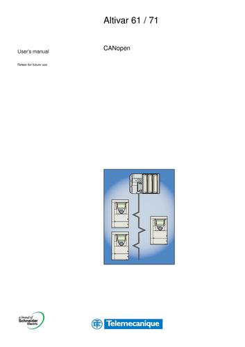 施耐德 ATV61&71 CANopen user manual-EN（英文）