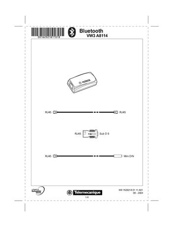 Modbus-蓝牙适配器 VW3A8114