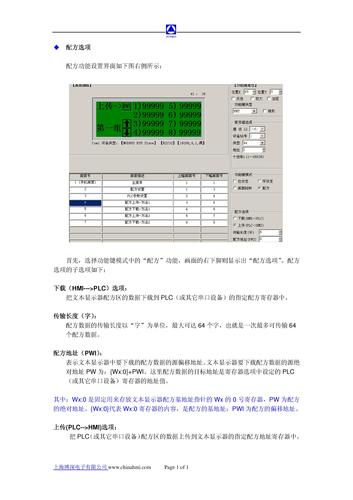 上海秀拓 POP-D文本显示器配方功能使用说明