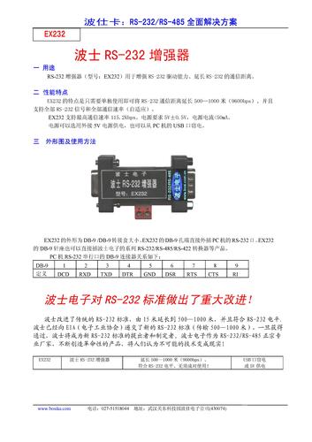 RS-232增强器（直接延长1000米）