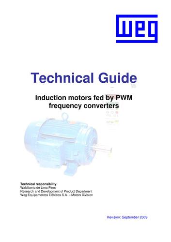 WEG motors fed by PWM frequency converters