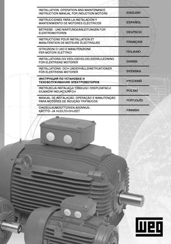 WEG motors manual