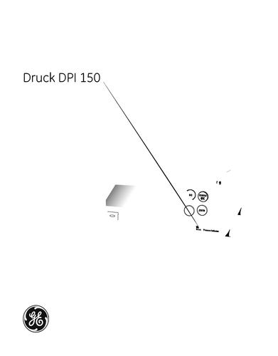 GE Druck DPI 150压力指示仪用户手册 - K344