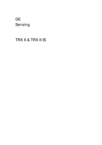 GE TRX II & TRX II IS 手提式工业过程校验仪