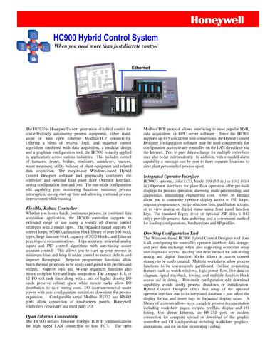 霍尼韦尔HC900 Hybrid Control System