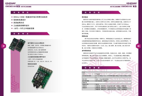 晶巍电子 KWEM3100系列高性能的嵌入式工业以太网模块