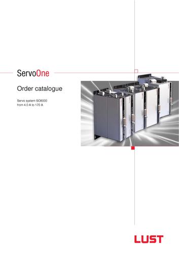 路斯特ServoOne 产品目录产品选型手册（英文版）