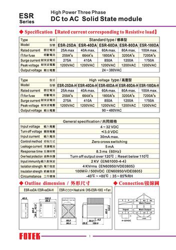 台湾阳明 新款固态继电器系列产品介绍