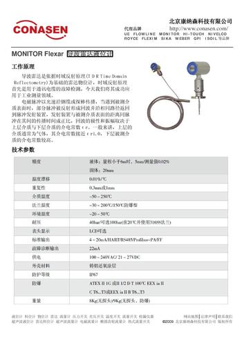 MONITOR Flexar 导波雷达液位计
