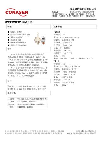 MONITOR 倾斜开关