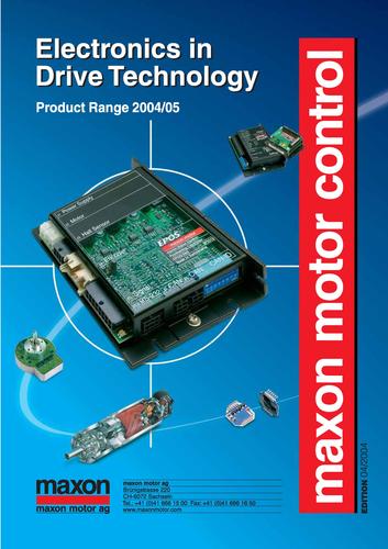 Maxon 驱动器选型指南