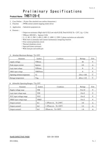 海华博远 THB7128 IC 说明书