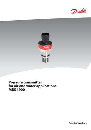 丹佛斯MBS1900压力变送器