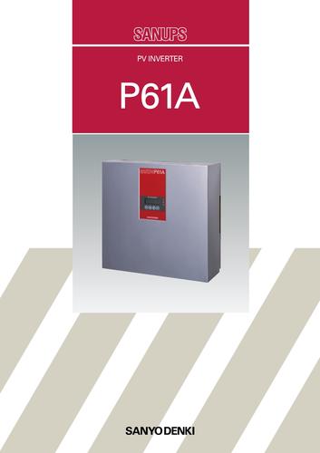 山洋电气 SANUPS P61A逆变器说明书