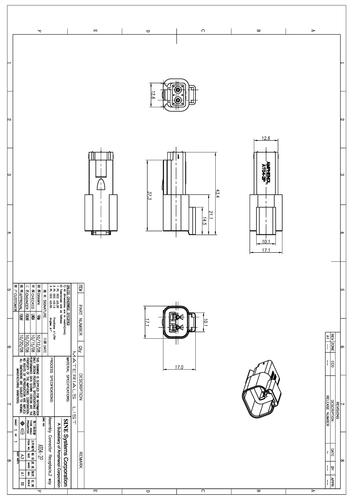 安费诺 AT04-2P矩形连接器