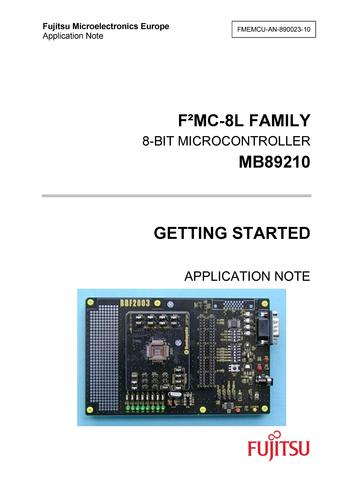 FUJITSU 微处理器MCU系列MB89P215英文说明书