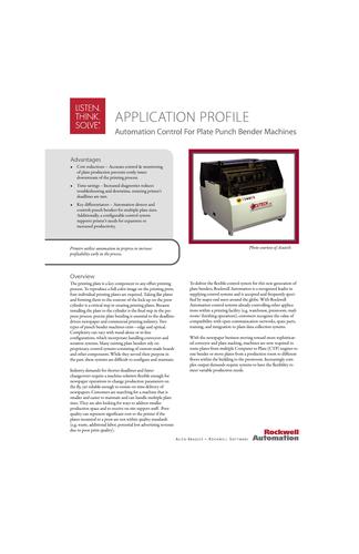 Automation Control For Plate Punch Bender Machines