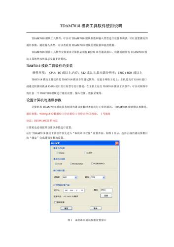 宏立方 TDAM7018模块工具软件使用说明