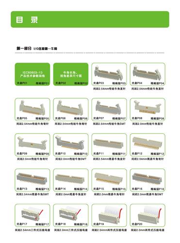 置恒-连接器产品手册