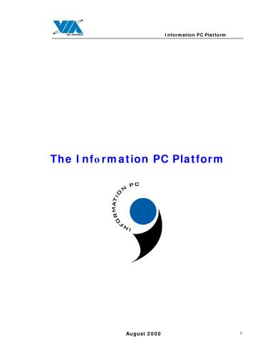 威盛 信息PC平台（英文）