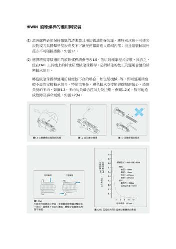 上银 HIWIN滚珠螺杆的选用与安装