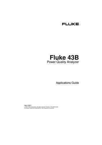 Fluke 43B 电能质量分析仪应用指南（英）