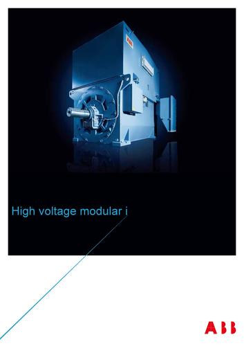 ABB高压电机 模块化高压感应电机（中文介绍）
