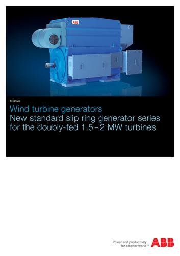ABB风力发电机 风力涡轮发电机（英文介绍）
