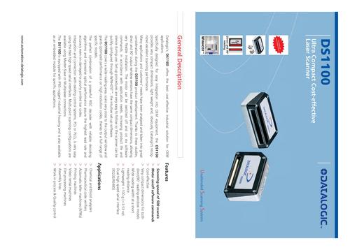 DATALOGIC得利捷 DS1100 激光条形码阅读器 产品简介