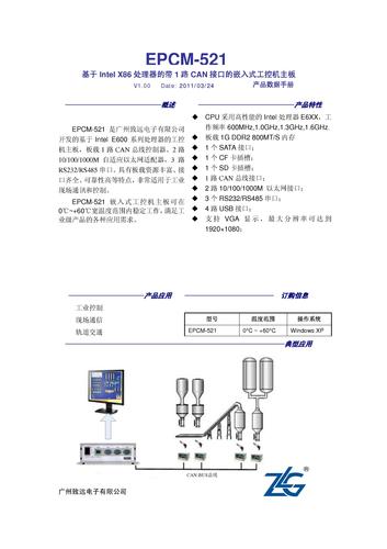 EPCM-521 产品数据手册