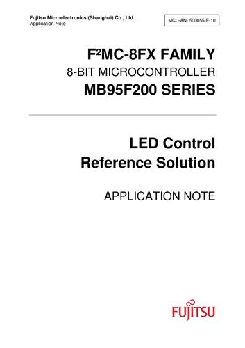 FUJITSU单片机MB95F212KPF-G-SNE2于LED 灯光控制器的应用