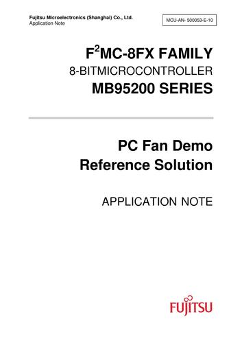 FUJITSU单片机MB95F264K于电源风扇的应用