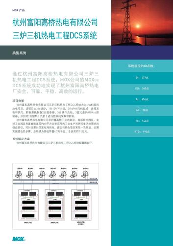 case study - 电力 - 杭州富阳高桥热电有限公司三炉三机热电工程DCS系统0409-701-4601(0907) CN