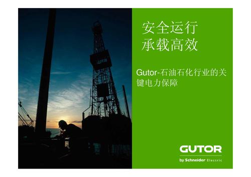 施耐德－－Gutor-石油石化行业的关键电力保障解决方案