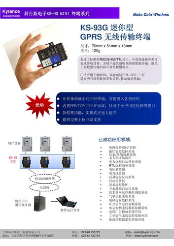 KS-93G mini GPRS无线传输终端简介