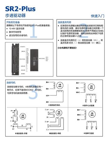 上海安浦鸣志-步进电机驱动器-SR2-Plus 中文-SR2-Plus 快速入门