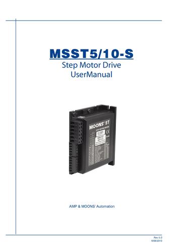 上海安浦鸣志-两相 直流输入+总线控制-MSST5/10-S 英文-MSST5/10-S用户手册