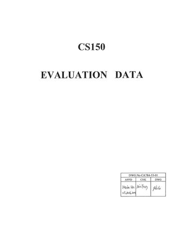 TDK-Lambda CS150系列 单体式电源 评估数据