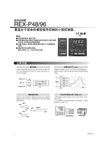 RKC 程序温度控制器 REX-P48/96