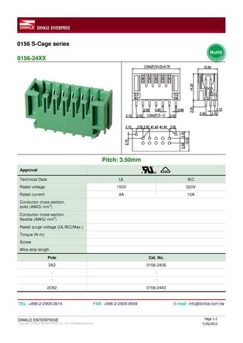 町洋 0156-24XX系列 S-Cage双排插头插座 产品手册